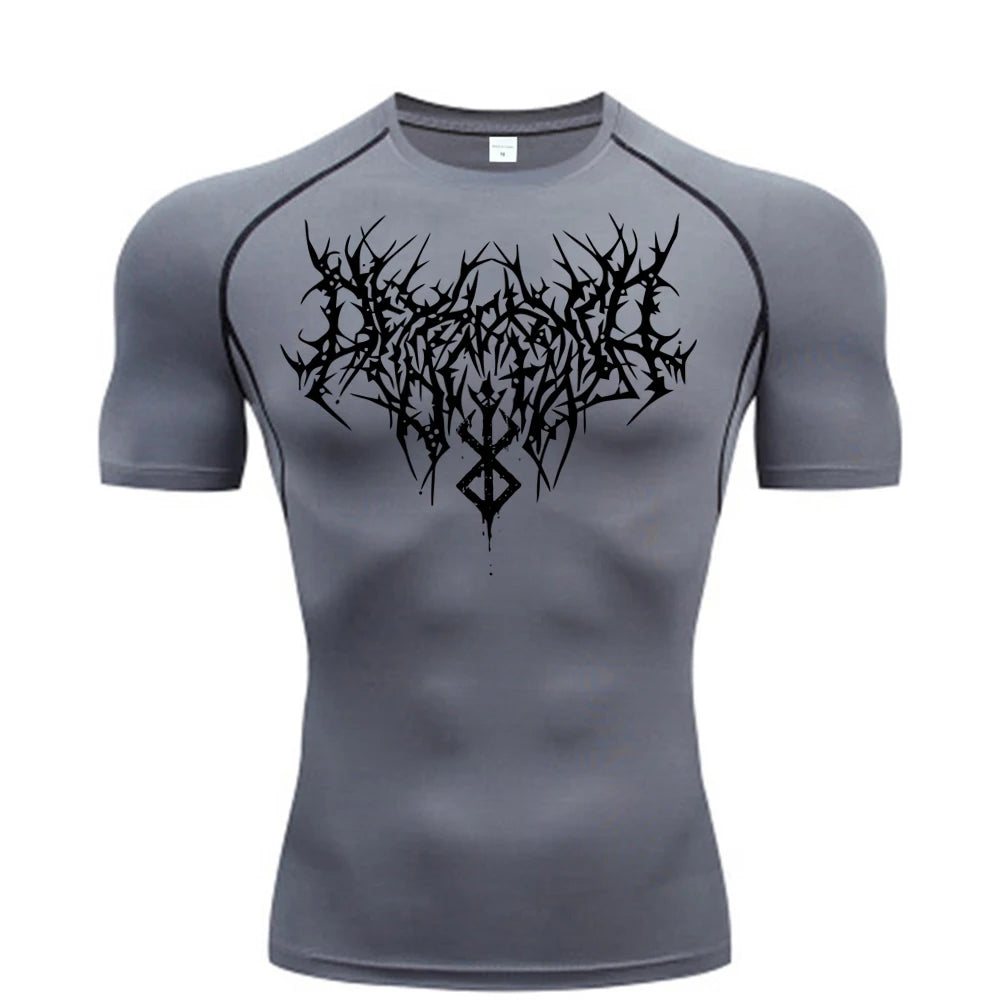 men's compression shirt gym