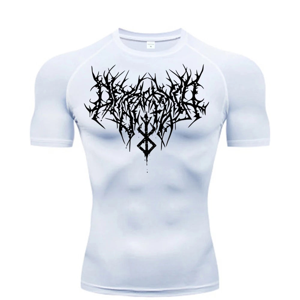 men's compression shirt gym