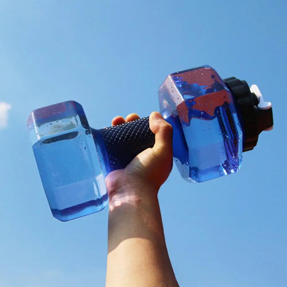 Sports dumbbell water bottle