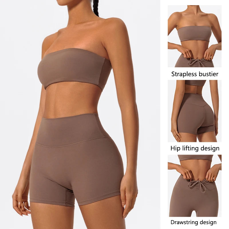 Women's two-piece gym sports set