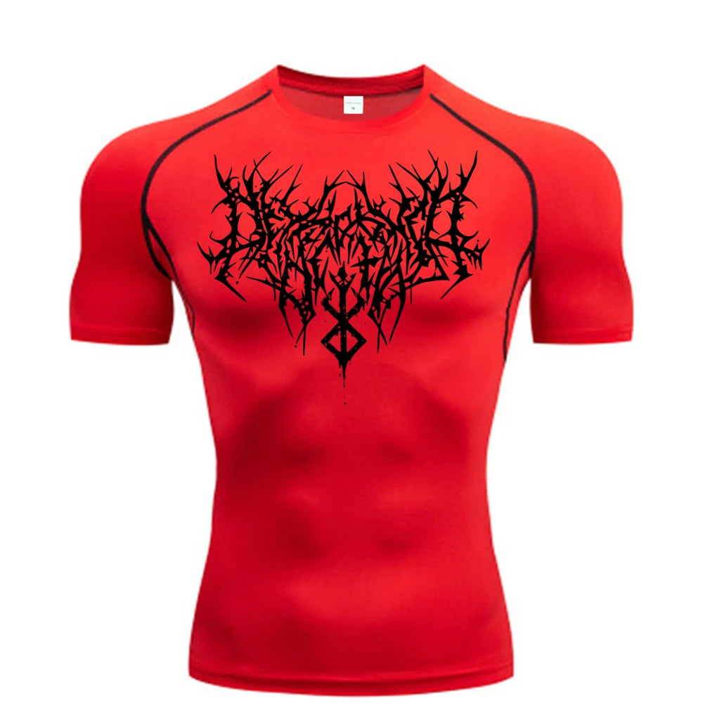 men's compression shirt gym