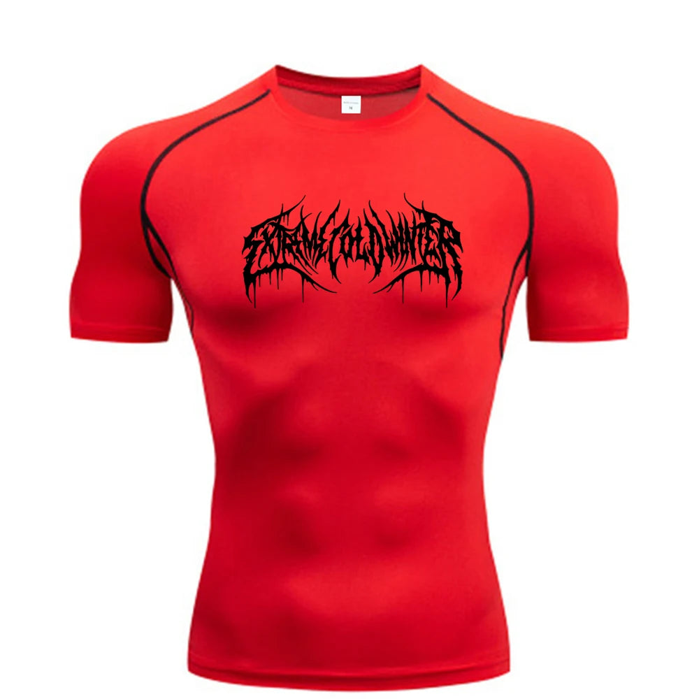 men's gym compression shirt
