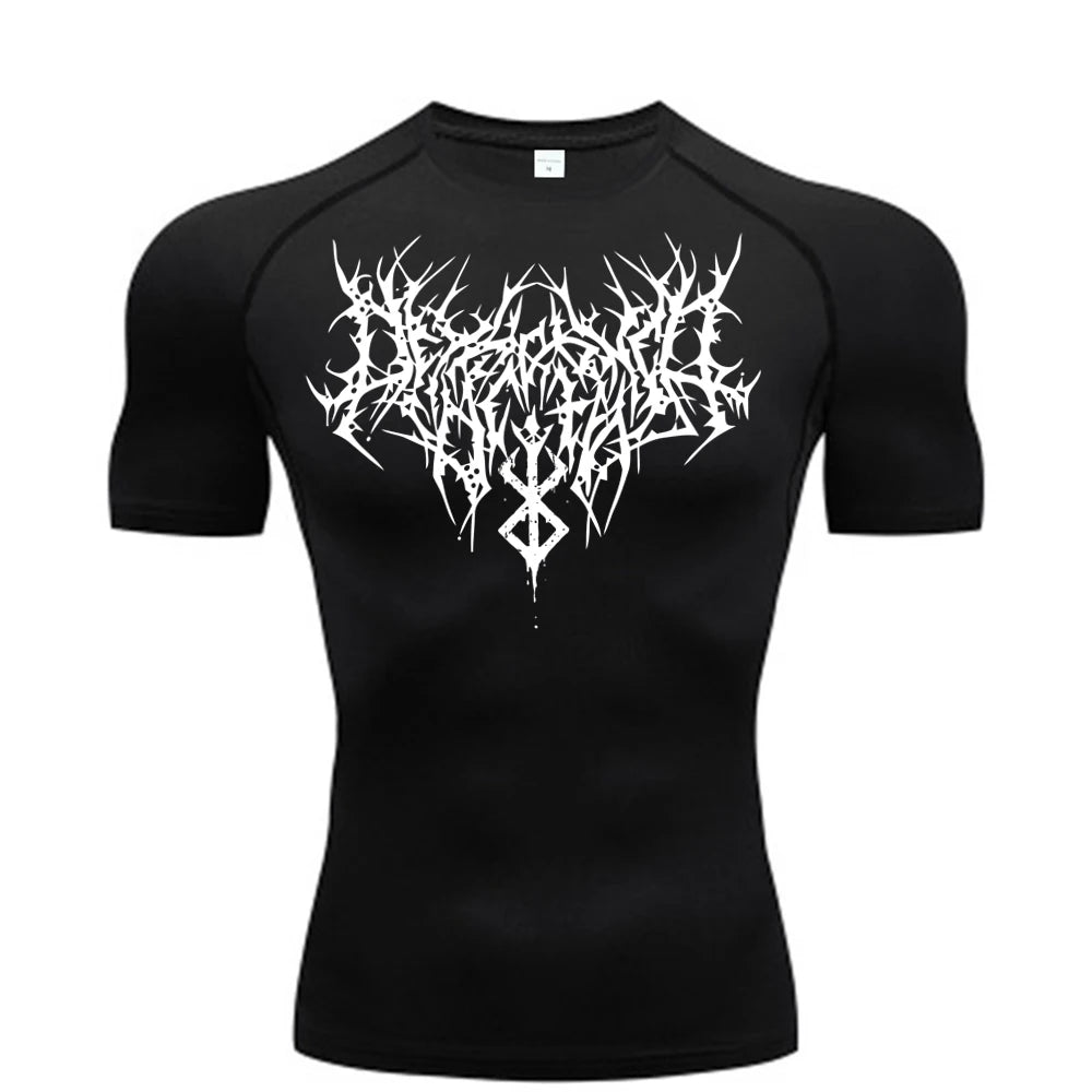 men's compression shirt gym